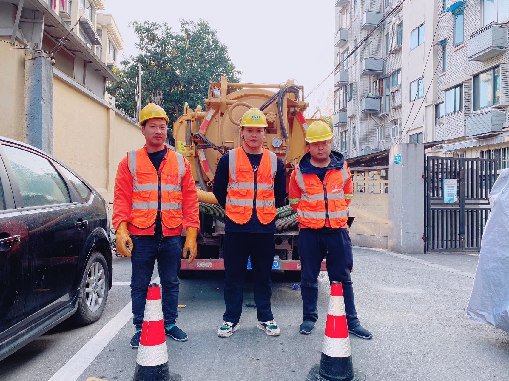 西善桥南京某小区管道清淤检测施工